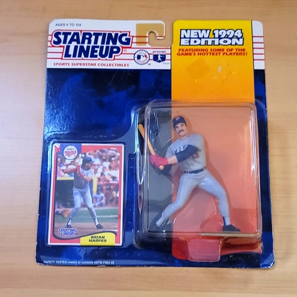 MLB Brian Harper Starting Lineup Baseball New 1994 Edition Brand New - Picture 1 of 8